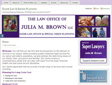 Tablet Screenshot of juliambrown.com